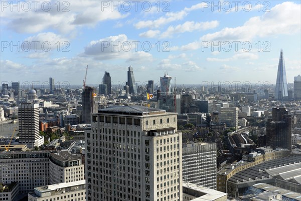 View of London from the London Eye