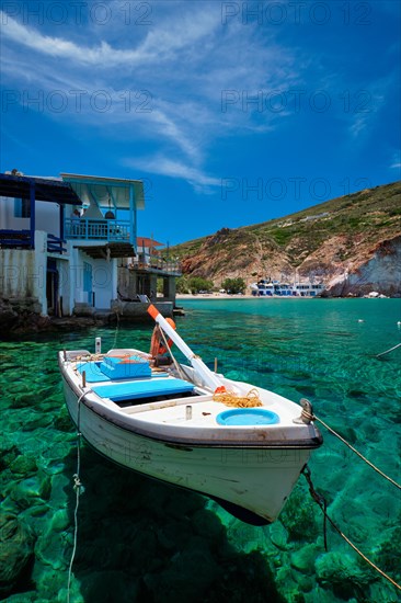 Greek village scenic picturesque view in Greece