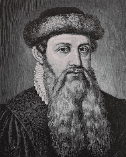 Johannes Gensfleisch zum Laden zum Gutenberg was a German blacksmith