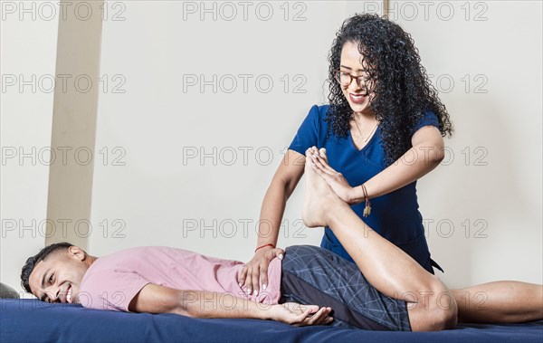 Physiotherapy rehabilitation concept