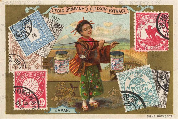 Picture series Countries and Stamps and Motifs