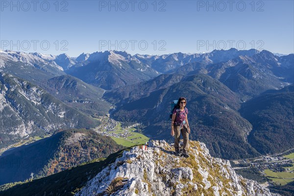 Hiker at the summit