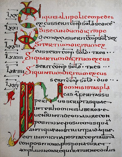 Edikt des Langobardenkoenigs Rothari aus dem Jahr 643