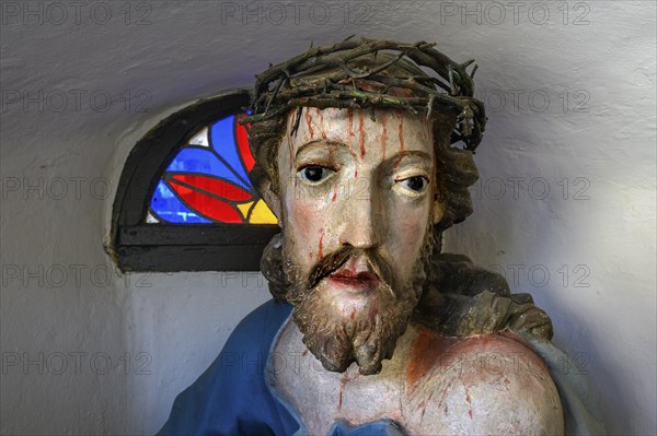 Christushaupt mit Dornenkrone