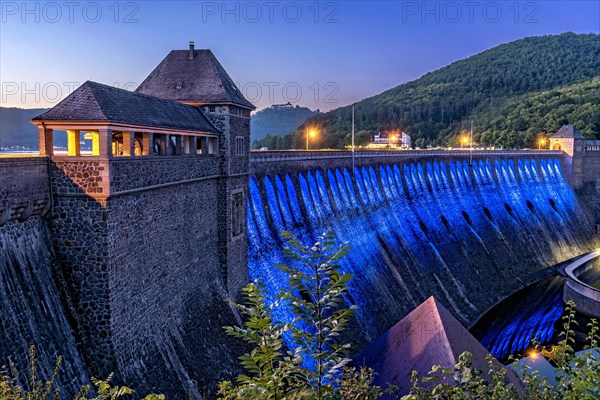 Dam in the evening light