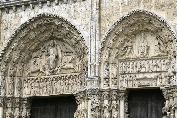 West portal of Notre Dame Cathedral of Chartres