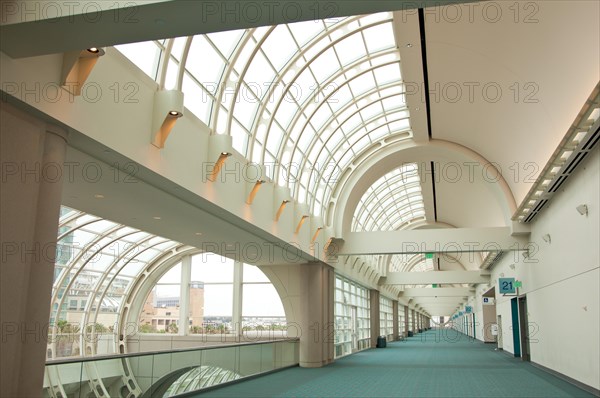 San diego convention center building architectural abstract