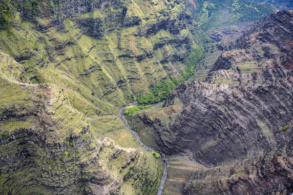 Luftaufnahme des Waimea Canyon State Park