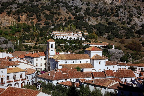 Town of Grazalema in the province of Cadiz