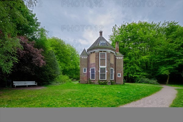 17th century old tea house theeuis in Park Arendsdorp