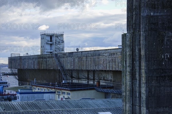 Former U-boat repair yard Brest of the German Kriegsmarine from 1940 to 1944