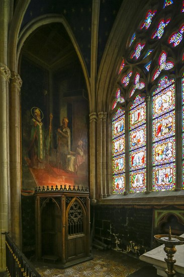 Confessional in the north aisle