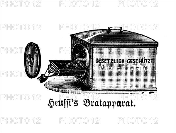 Heussi's frying apparatus