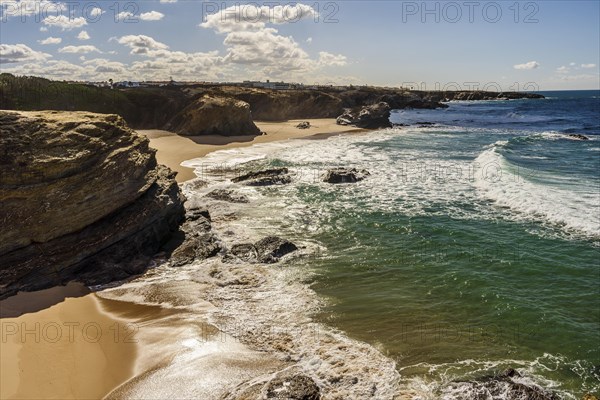 Spectacular cliffs and beaches on Vicentina Coast between Porto Covo and Sines