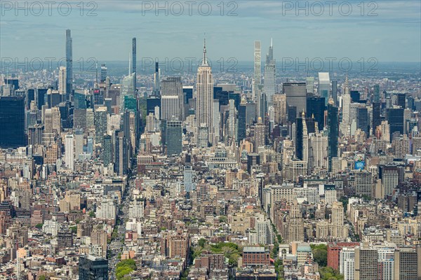 Bird's eye view of Manhattan