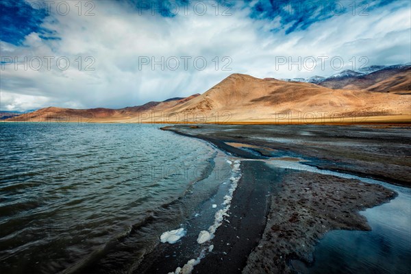 Himalayan scenic landscape scenery near Tso Kar