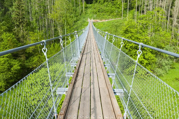 Haengeseilbruecke ueber das Baerental