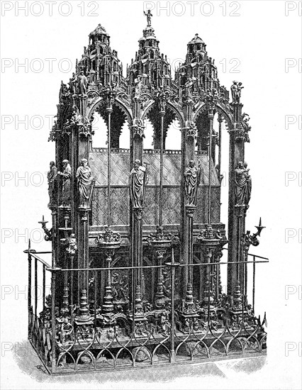 Tomb monument of St. Sebaldus of Nuremberg in the Nuremberg church of the same name