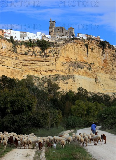 Arcos de la Frontera in the province of Cadiz