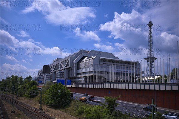 Radio Tower at the Congress Centrum ICC with the Exhibition Grounds