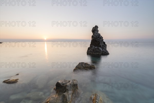 Sunrise at the rocks scoglio della galeazza