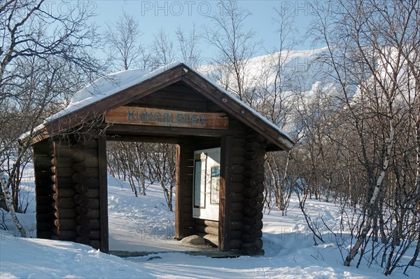 Start of the Kungsleden long-distance hiking trail