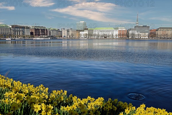 Blick auf die Binnenalster