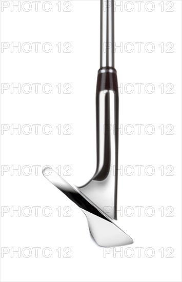 52 degree loft angle golf club wedge iron isolated on a white background