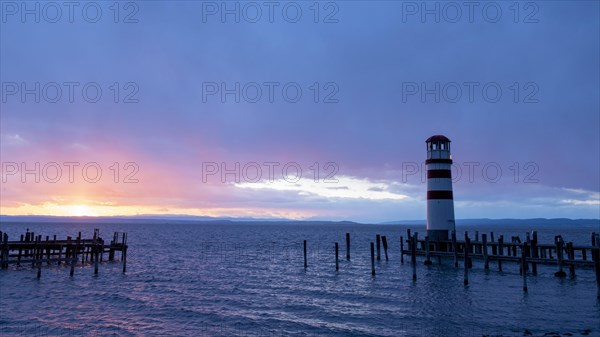 Lighthouse at sunset