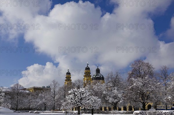 Court Garden with Residence and Theatine Church