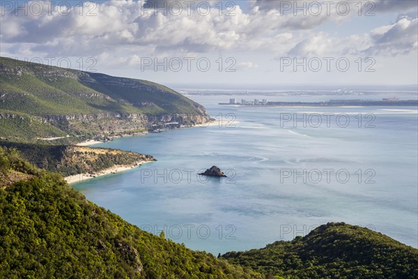 Beautiful cliffs and beaches of Arrabida Natural Park