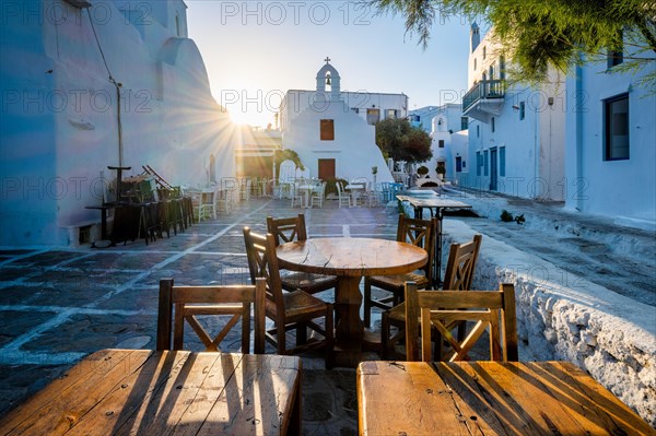 Tourist Greece scene