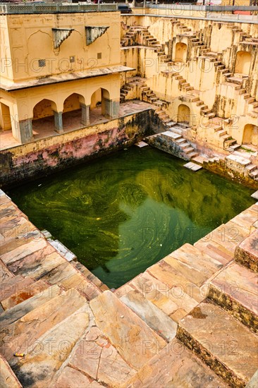 Panna Meena ka Kund stepwell in Amber