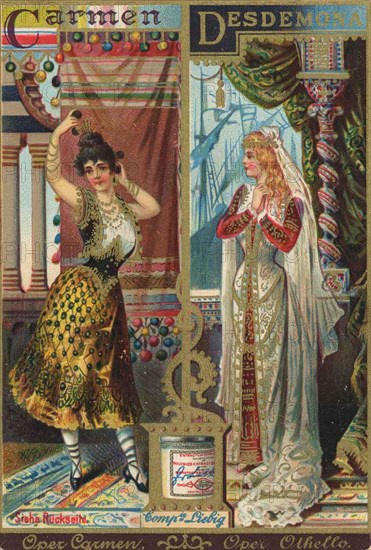 Series of costumes from the opera
