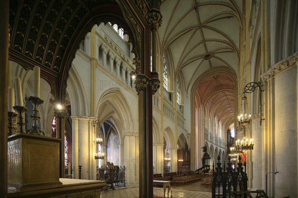 View from the choir to the nave