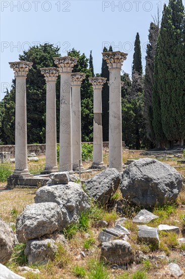 Ruins with columns