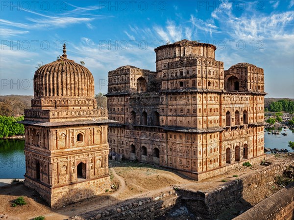 Royal cenotaphs of Orchha in Orchha