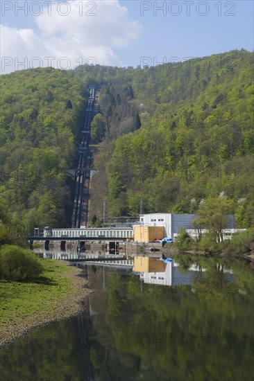 Pumped storage power station on Lake Eder