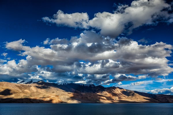 Himalayan nature high altitude lake Tso Moriri