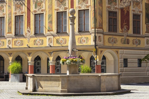 Wheelhouse at the market place of Memmingen