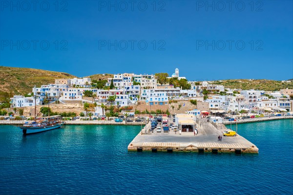 Adamantas Adamas harbor town of Milos island