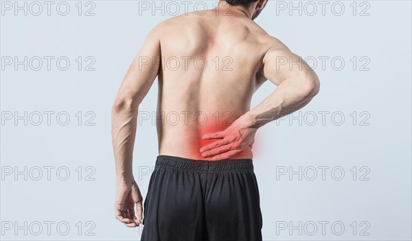 Man with back problems