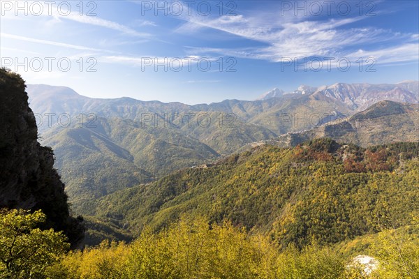 Autumn in the Ligurian Alps near Imperia