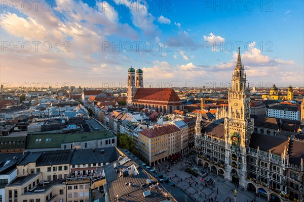 Aerial view of Munich