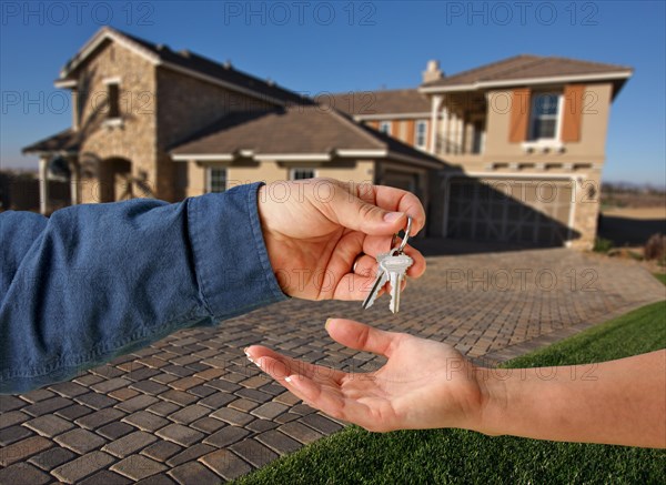 Handing over the keys to A new home