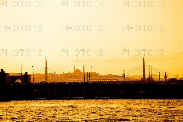 Outer view of Ottoman style mosque in Istanbul