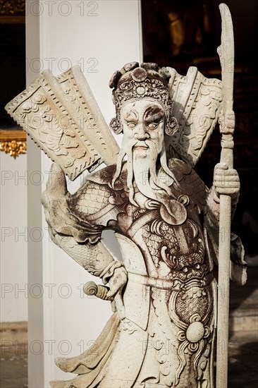 Wat Pho Chinese stone guardian