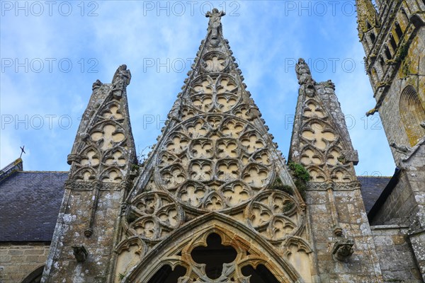 Notre-Dame-de-Roscudon church in the Flamboyant Gothic style