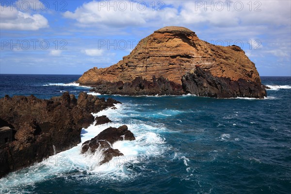 Near Porto Moniz on the northwest coast of the island