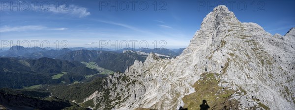 Hiking trail along a ridge